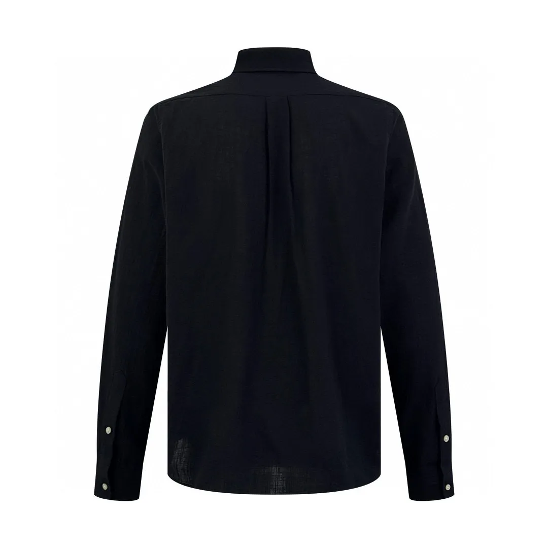 P420 Ralph Lauren/Ralph Lauren classic logo embroidered linen shirt [ready in stock] S M L XL